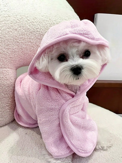 🐾🛁 Quick-Dry Pet Bathrobe & Absorbent Towel 🛁🐾