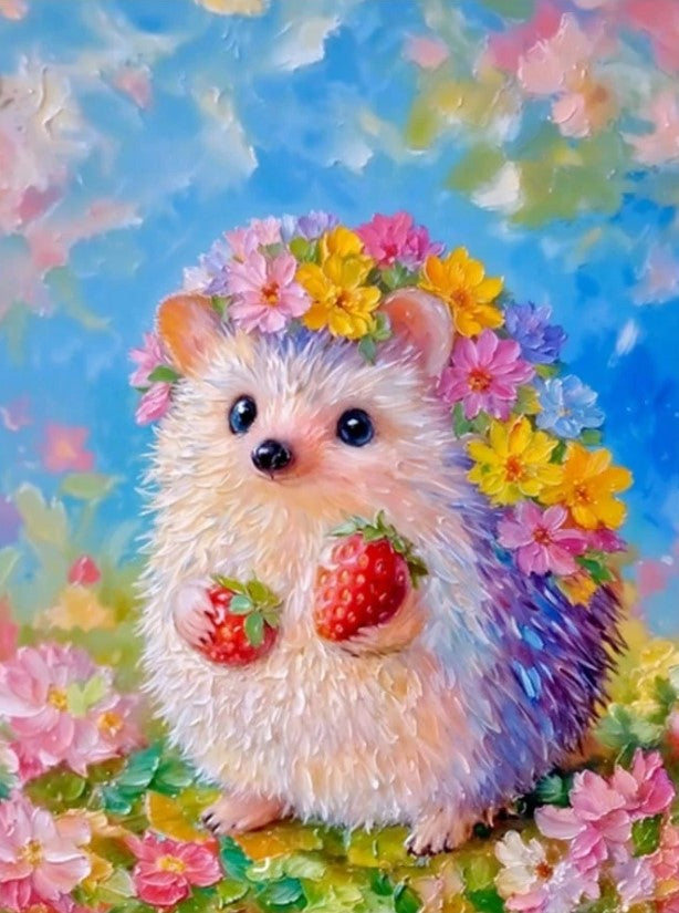 🦔 Lil' Hedgehog 5D Full Diamond Painting Kit 🦔