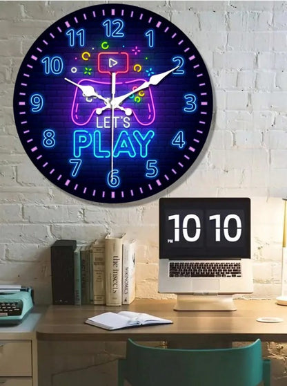 🎮🕒 Video Game Silent Wall Clock 🕒🎮