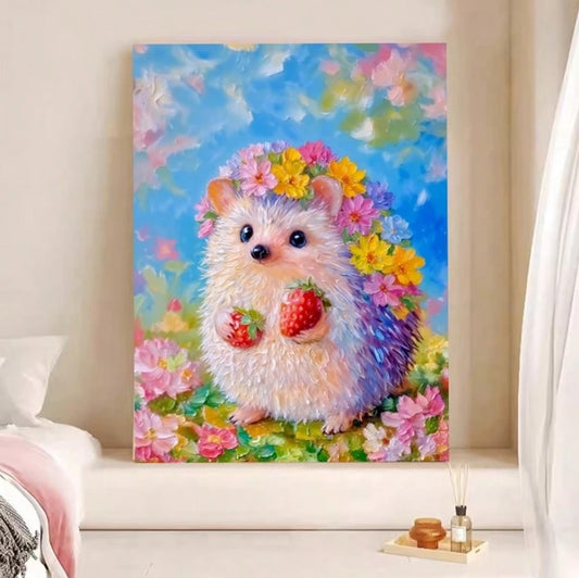 🦔 Lil' Hedgehog 5D Full Diamond Painting Kit 🦔