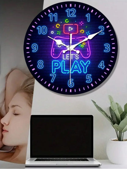 🎮🕒 Video Game Silent Wall Clock 🕒🎮