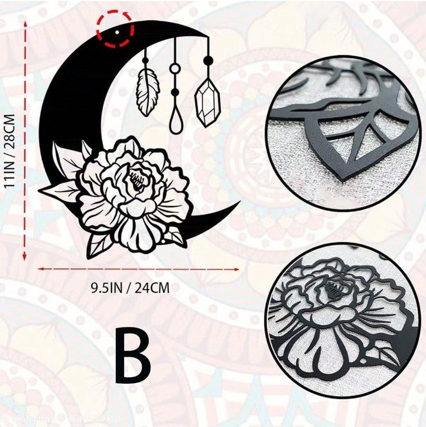 🌙 Metal Moon Wall Art 🌙