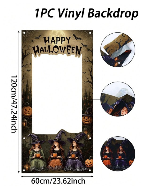 Halloween - Witch Photo Backdrop 60*120cm