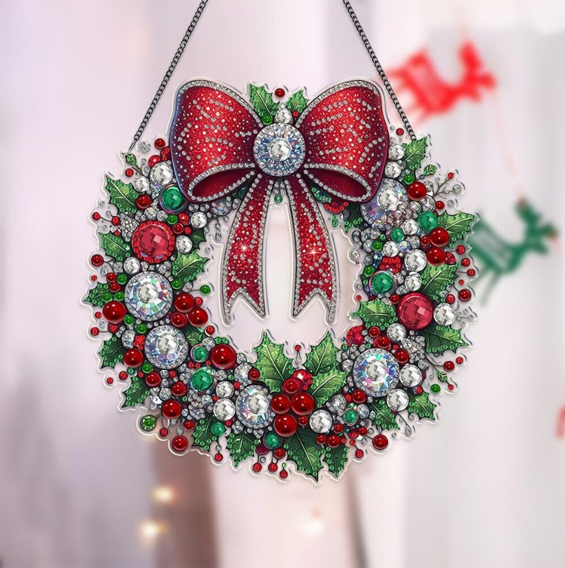 🎄✨ Christmas Wreath Diamond Painting DIY Kit ✨🎄