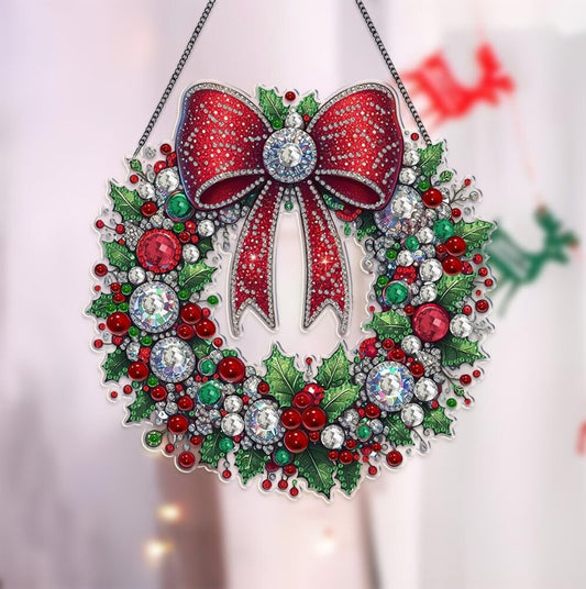 🎄✨ Christmas Wreath Diamond Painting DIY Kit ✨🎄