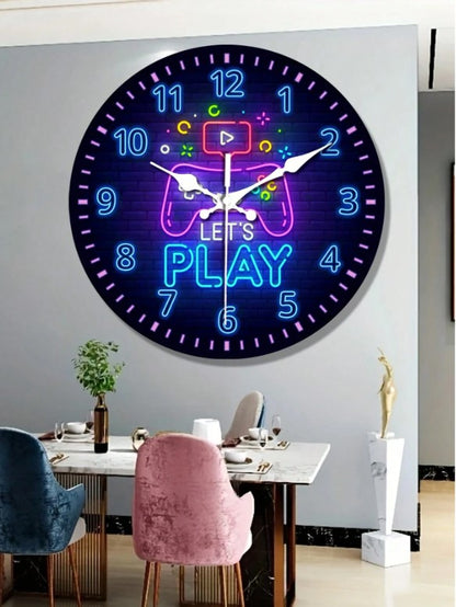 🎮🕒 Video Game Silent Wall Clock 🕒🎮