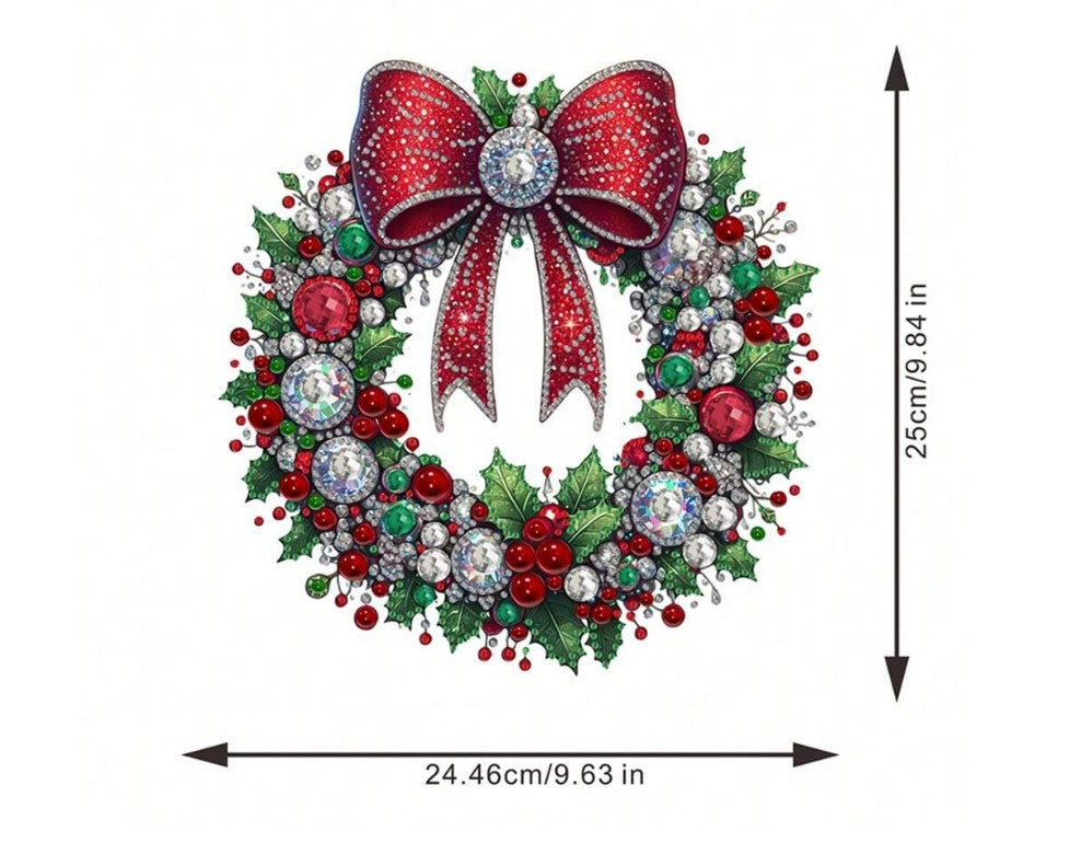 🎄✨ Christmas Wreath Diamond Painting DIY Kit ✨🎄
