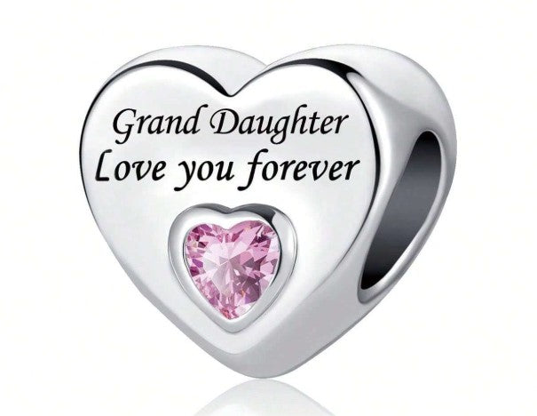 💎✨ Elegant Silver-Plated Heart Pendant Charm ✨💎
