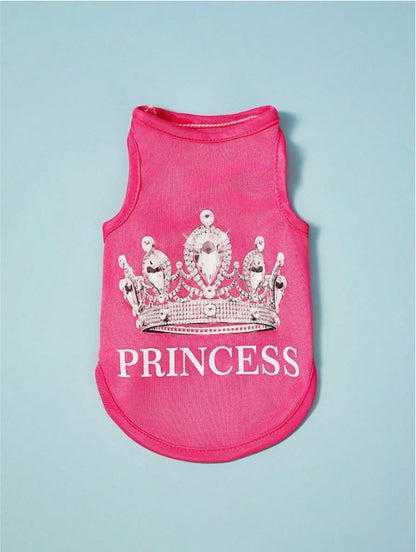 👑🐾  2pc Princess Pet Vests  🐾👑