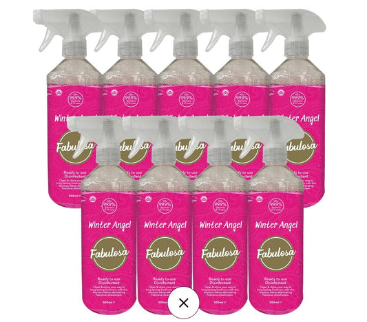 Multi-Purpose Antibacterial Disinfectant Spray Winter Angel 500ml 9 Pack