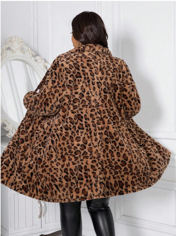 🐆 Leopard Print Fur Coat 🐆