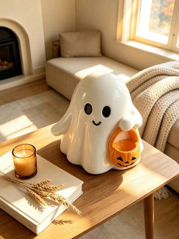 Halloween - Mini Ghost With Pumpkin
