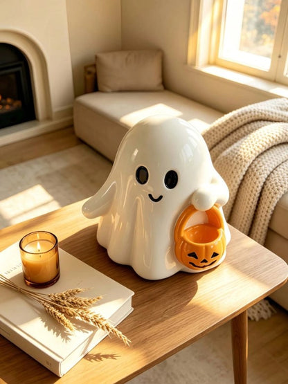 Halloween - Mini Ghost With Pumpkin