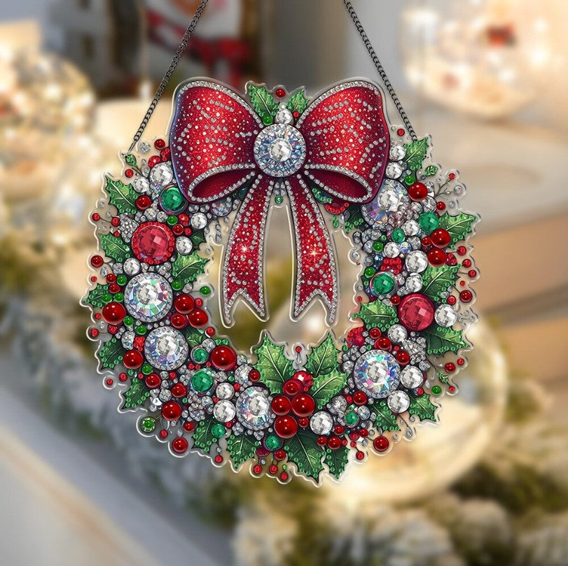 🎄✨ Christmas Wreath Diamond Painting DIY Kit ✨🎄