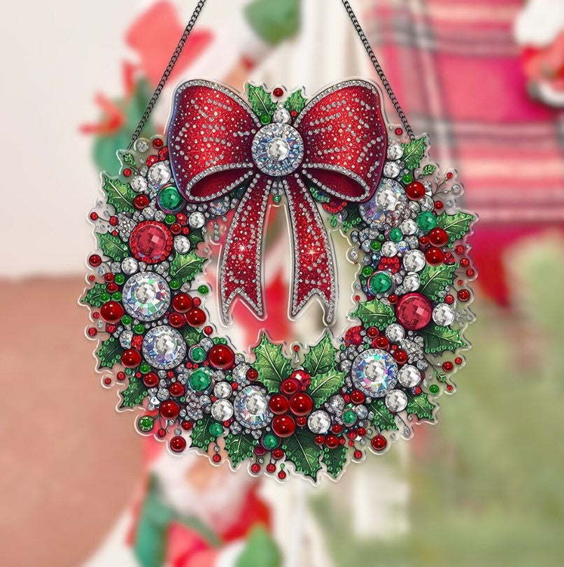 🎄✨ Christmas Wreath Diamond Painting DIY Kit ✨🎄