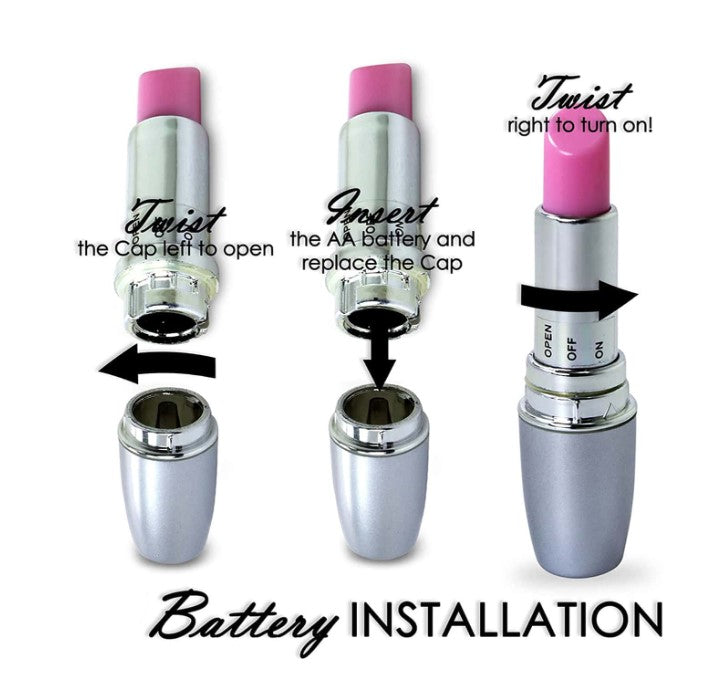 💄 Mini Lipstick Vibrator