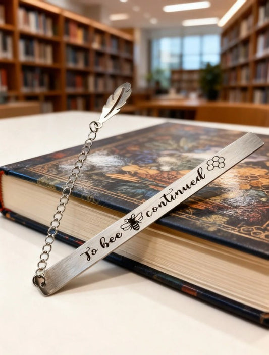 📖🐝 To Bee Continued Bookmark 🐝📖