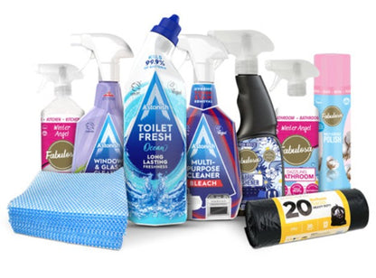 Sunday Blitz Household Cleaning Bundle 9 Piece