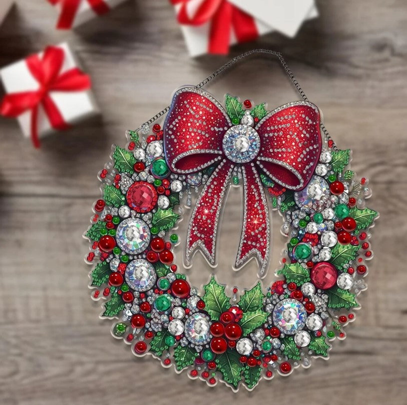🎄✨ Christmas Wreath Diamond Painting DIY Kit ✨🎄