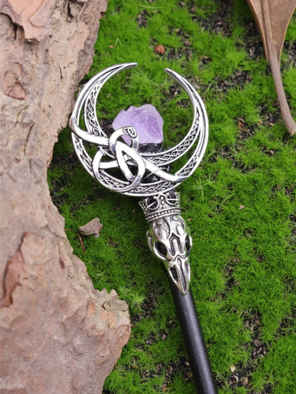 💜 Amethyst Crystal Fairy Wand 💜