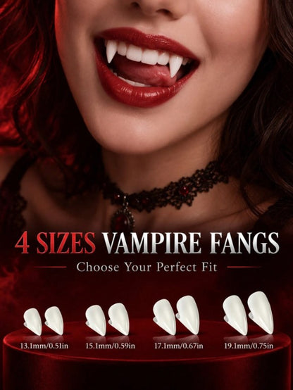 Halloween - 4 Pairs Of Vampire Fangs