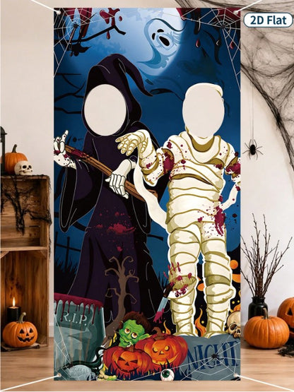 Halloween - Ghost/Mummy Photo Backdrop 90*180cm