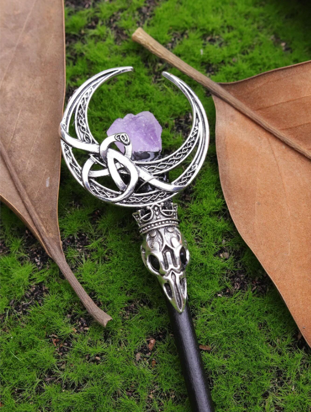 💜 Amethyst Crystal Fairy Wand 💜