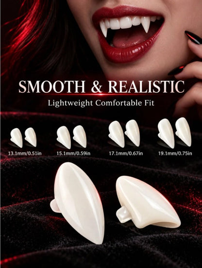 Halloween - 4 Pairs Of Vampire Fangs
