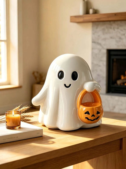 Halloween - Mini Ghost With Pumpkin