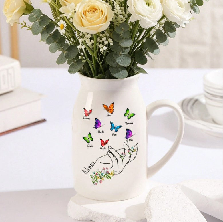 🦋 Personalised Butterfly Vase 🦋