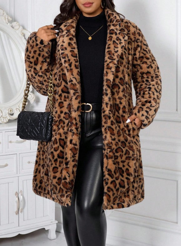 🐆 Leopard Print Fur Coat 🐆
