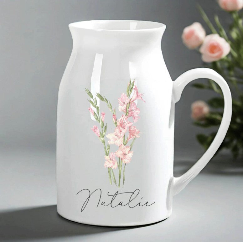🌷 Personalised Ceramic Vase 🌷