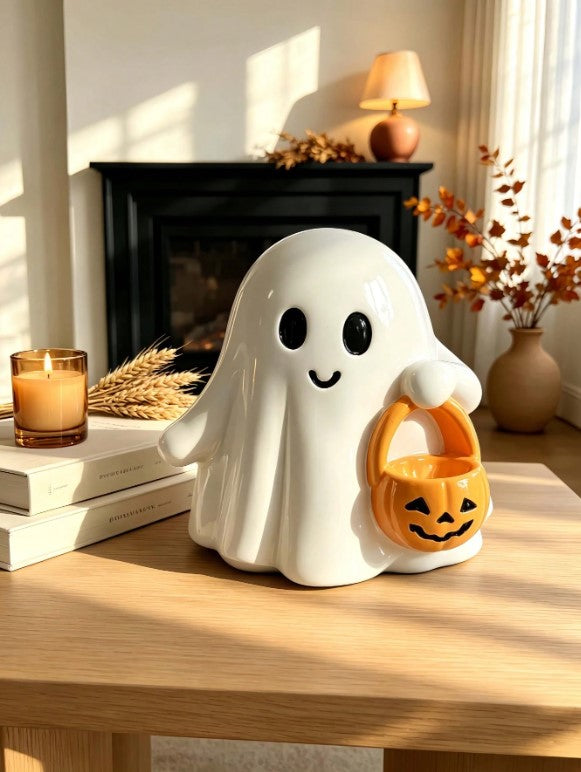 Halloween - Mini Ghost With Pumpkin