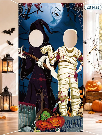 Halloween - Ghost/Mummy Photo Backdrop 90*180cm