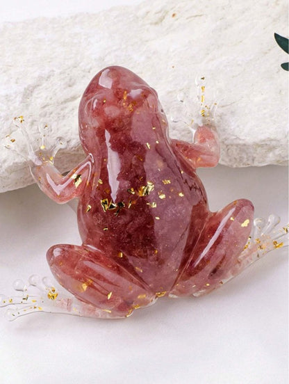 🐸 Resin Filled Crystal Frogs 🐸