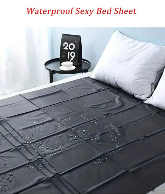 🖤 Get Wet Without the Mess – Waterproof Bondage Bed Sheet 💦