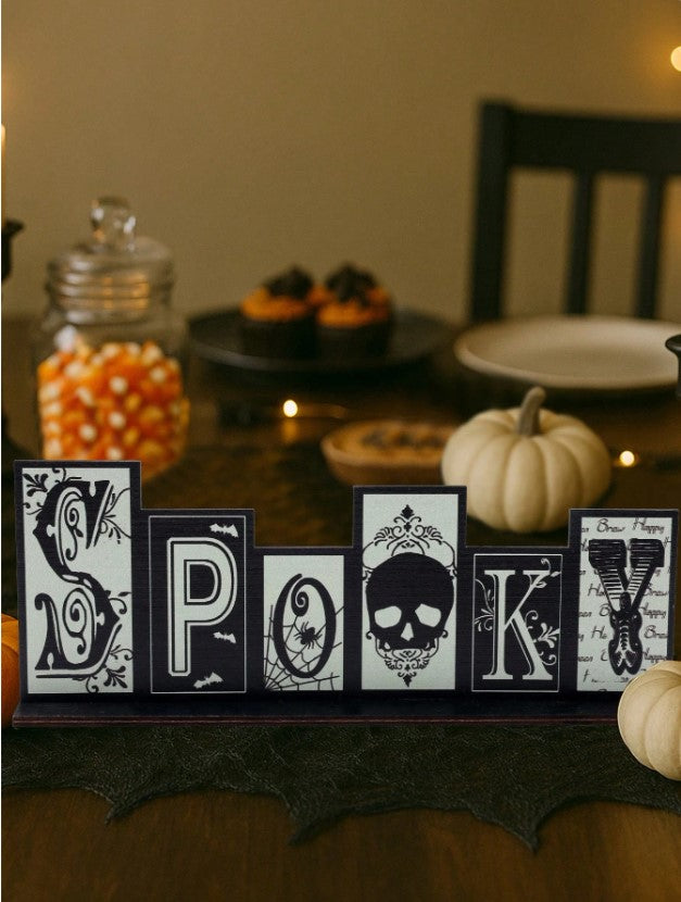 🕸️👻 Spooky Wooden Sign 👻🕸️