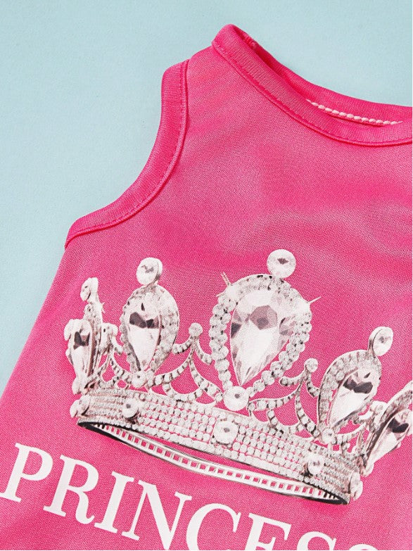 👑🐾  2pc Princess Pet Vests  🐾👑