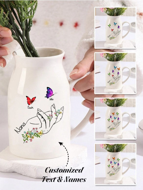 🦋 Personalised Butterfly Vase 🦋