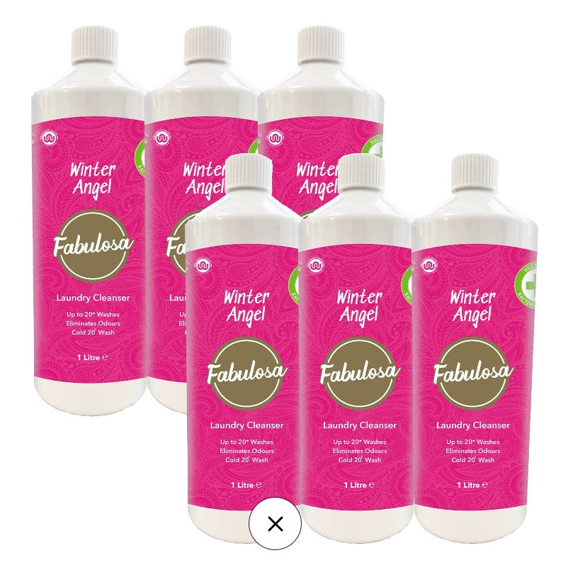 Fragranced Laundry Cleanser Scented Winter Angel Bundle Pack of 6 1000ml