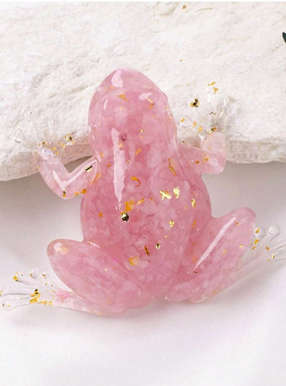 🐸 Resin Filled Crystal Frogs 🐸