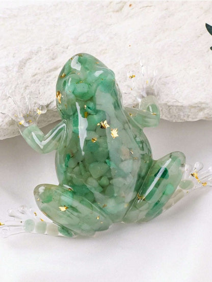 🐸 Resin Filled Crystal Frogs 🐸