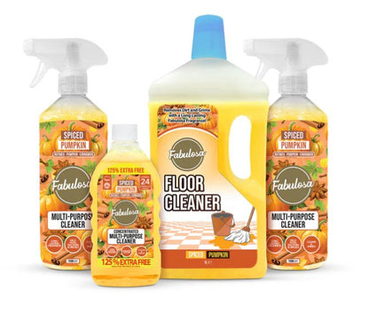 Spiced Pumpkin Autumn Cleaning 4 Piece Bundle