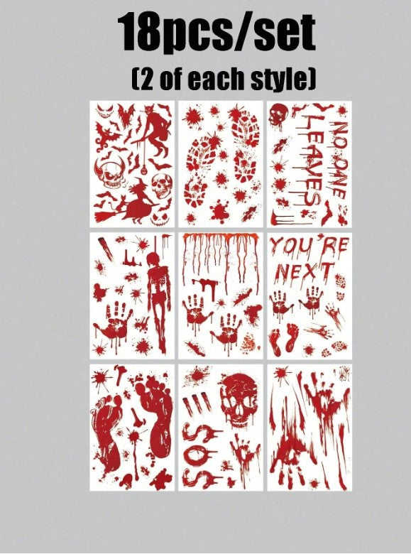 Halloween - Bloody Stickers