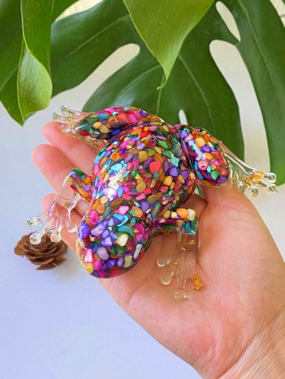 🐸 Resin Filled Crystal Frogs 🐸