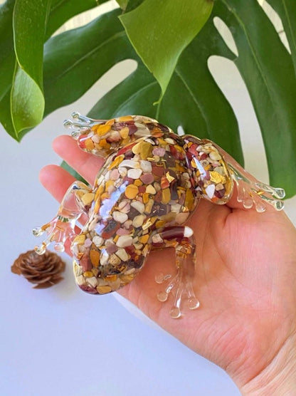🐸 Resin Filled Crystal Frogs 🐸