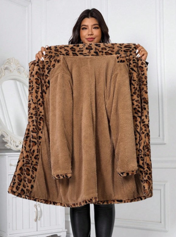 🐆 Leopard Print Fur Coat 🐆
