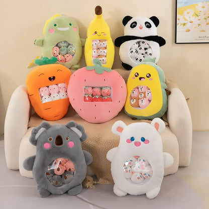 🧸 Adorable Set of 6 Stuffed Plushies 🧸