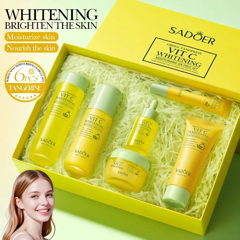 🍊 6pc Qingju VC Vitamin C Facial Care Set 🍊
