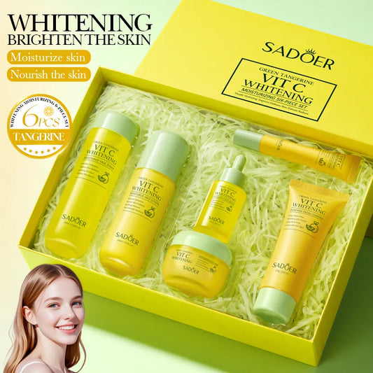 🍊 6pc Qingju VC Vitamin C Facial Care Set 🍊